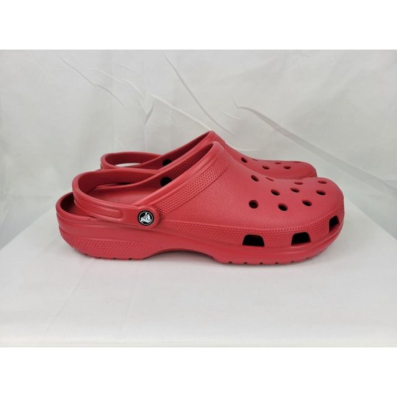 CROCS Other - Crocs Classic Varsity Pepper Red Clog Shoes Sneakers Mens Size 16 10001-6EN